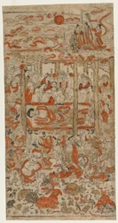 Buddhas död, ca. 1710-talet.