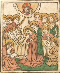 Jungfruns död, ca. 1460.