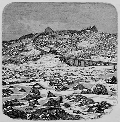 The Depot and Summit House, Mount Washington, 1883