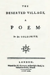 Den öde byn, en dikt, c1770