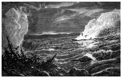 The Destruction of the Caroline, 1837, c1860