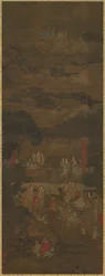 Diskursen om Vimalakirti och Manjusri, 1500-1600-talet.