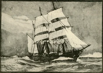 Upptäckten under fullt segel, 1901.