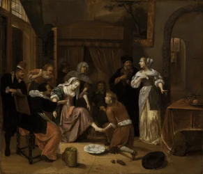 Läkarbesöket, 1600-talet.
