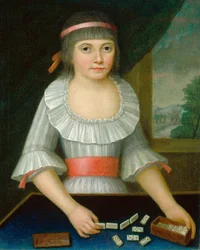 Domino Girl, ca. 1790.