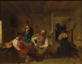 Draftspelarna, slutet av 1800-talet.