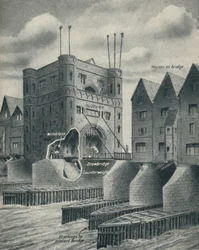 The Drawbridge Defending London City, c1934