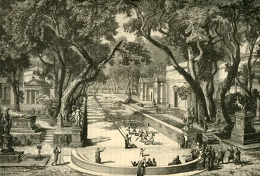 Dromos i Sparta, restaurerad, 1890.