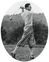 Hertigen av York spelade golf 1934, 1937