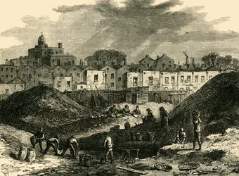 The Dust-Heaps, Somers Town, 1836, c1876.