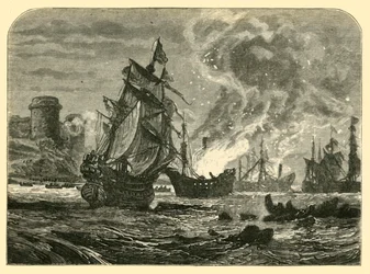 Holländarna i Medway: De Ruyters attack mot Upnor Castle, 1667, 1890.