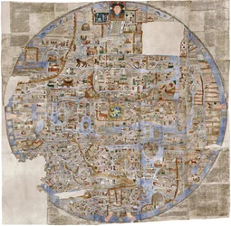 Ebstorfskartan, ca. 1300