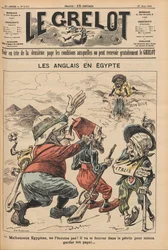 Engelsmännen i Egypten. Karikatyr från Le Grelot, 22 mars 1896, 1896.