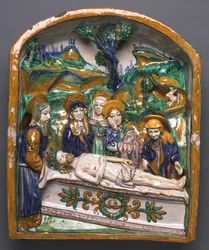Gravläggningen, sent 1400-tal.