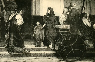 Entrén till en romersk teater, 1890.