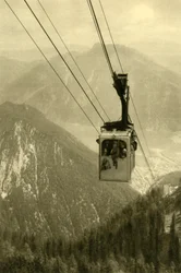 Feuerkogel linbana, Oberösterreich, c1935.