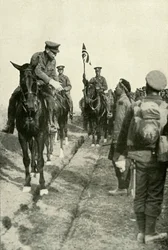 Fältmarskalken tackar sina trupper, 1919.
