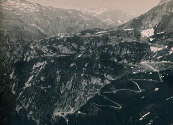 Flaamdalen, med utsikt mot Vatnehalsen, 1914.