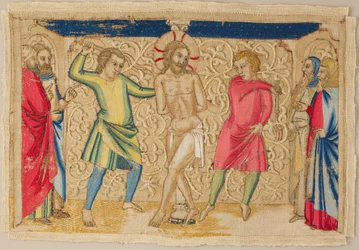 The Flagellation, italiensk, mitten av 1300-talet.