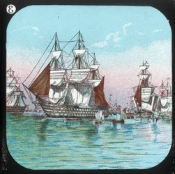 Flottan vid Spithead, 1853, c1900.