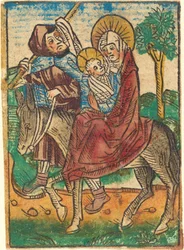 Flygningen till Egypten, ca. 1490.