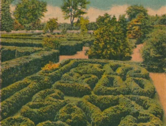 Blomsterträdgården, allmän utsikt, 1946