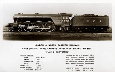 The Flying Scotsman ånglokomotiv, 1900-talet