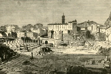 Forumet i Rom, 1890.