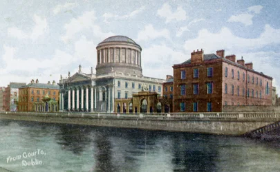 The Four Courts, Dublin, Irland, c1900-c1920s