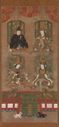 De fyra gudarna på berget Koya, 1500-talet.