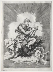 De fyra evangelisterna: St. John, ca. 1518.