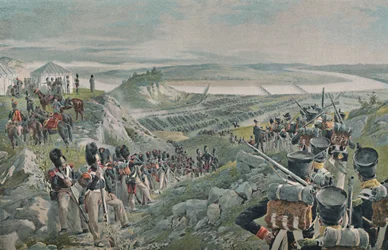 Den franska armén korsar Niemen, 1812, 1896