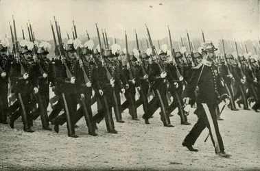 Den franska arméofficeren i vardande, 1919.