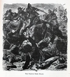 Fransmännen erövrar Milano, 1882