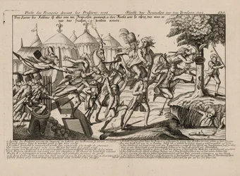 Den franska flykten från preussarna 1792, ca 1792.