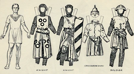 The Gallery of British Costume: How The English Dressed in King Johns Time, c1934