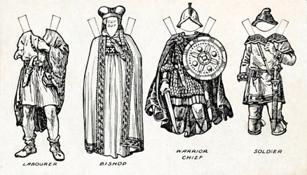 The Gallery of British Costume: How The People Dressed in Anglo-Saxon Times, c1934