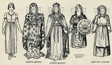 The Gallery of British Costume: The Dress of Danes & Later Anglo-Saxons, c1934