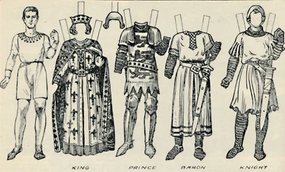 The Gallery of British Costume: What Men and Women Wear In Henry IIIs Time, c1934