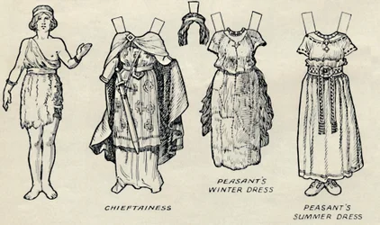 Galleriet för historiska dräkter: vad britterna och romarna brukade bära, c1934