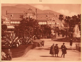 The Gardens and the Casino, Nice, 1930.