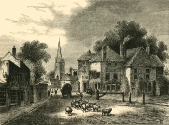 The Gate-House, Highgate, 1820, c1876.