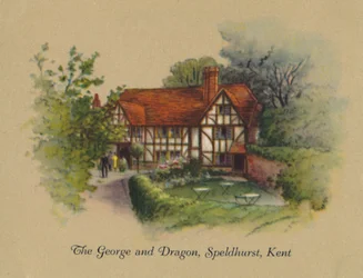 The George and Dragon, Speldhurst, Kent, 1939