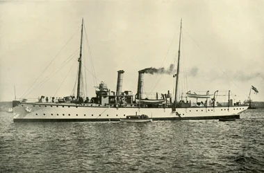 German Gunboat Panther, 1919.