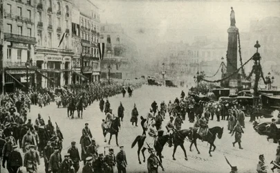 Den tyska ockupationen av Lille, 1914, 1919.