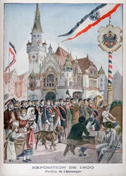 Den tyska paviljongen på världsutställningen 1900, Paris, 1900