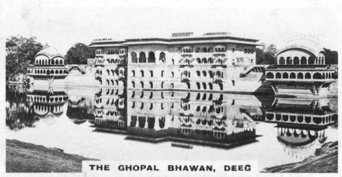 The Ghopal Bhawan, Deeg, Rajasthan, Indien, c1925