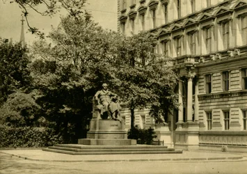 Goethe-monumentet, Wien, Österrike, c1935.