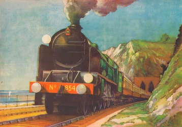 The Golden Arrow, S.R., lämnar Shakespeares Cliff, Dover, 1940