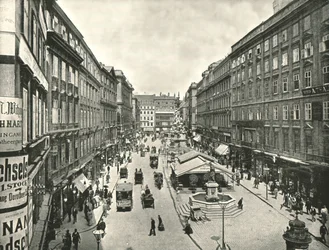 The Graben, Wien, Österrike, 1895.